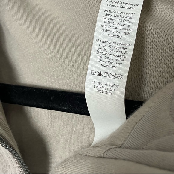 Lululemon Scuba Quilted Half Zip Sweatshirt Jacket Riverstone Size XS/S - Picture 3 of 7